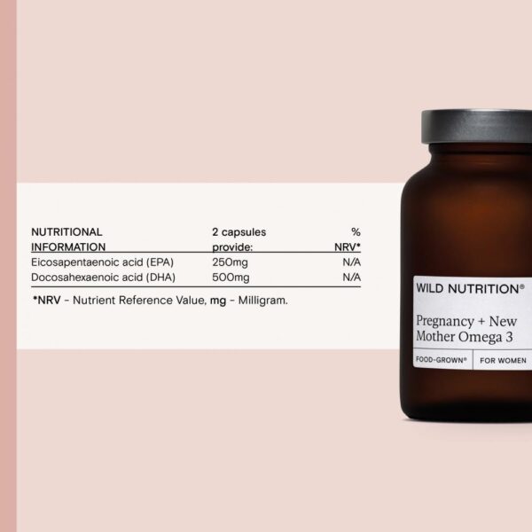 Pregnancy + New Mother Omega 3 60's - Image 2