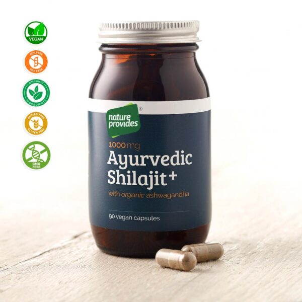 Ayurvedic Shilajit + Organic Ashwagandha 90's - Image 2